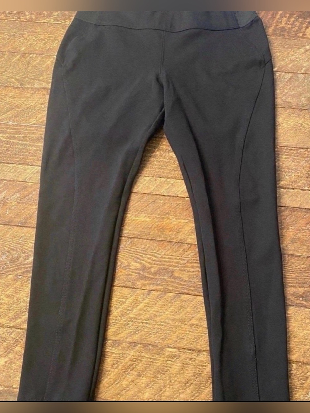 Women’s Black Stretch Performance Leggings (Size L)